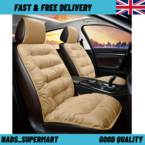 Luxury plush car seat cushion - car,
