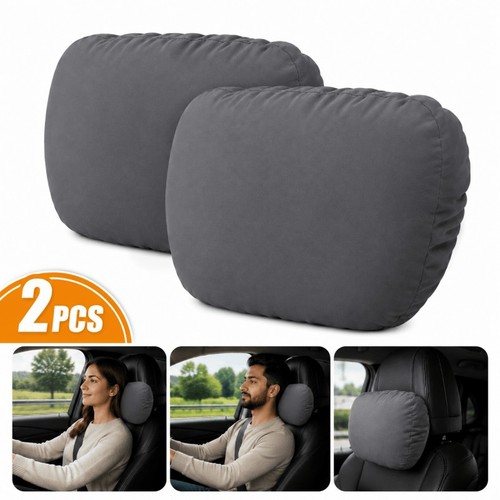 Pcs grey car headrest - 2,