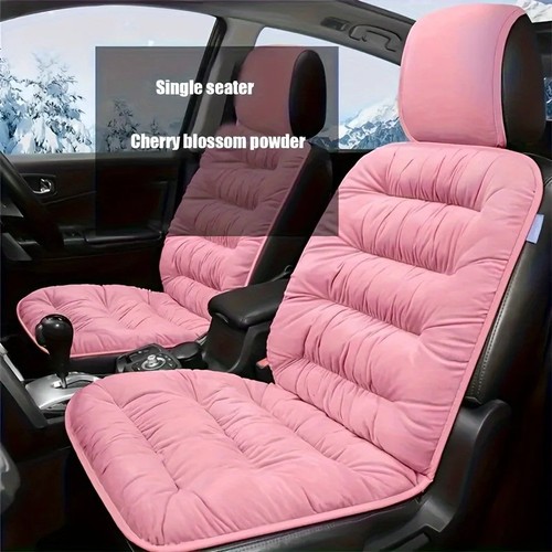 Luxury plush car seat cushion - car,