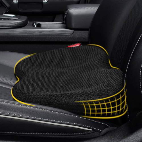 Wedge car seat - seat, memory